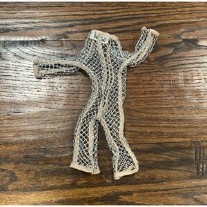 VINTAGE 1970s GI JOE ADVENTURE TEAM HIGH VOLTAGE OUTFIT SILVER EUC